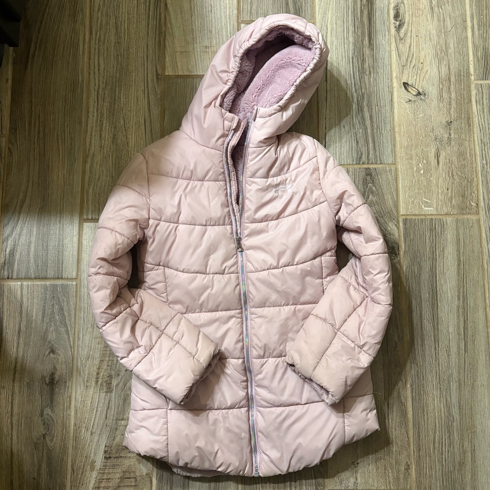 Under Armour Light Pink Fleece-Lined Jacket